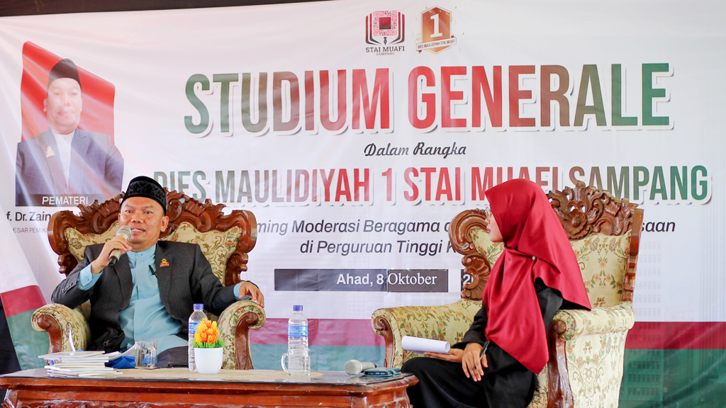 Studium Generale Puncak Dies Maulidiyah ke-1 STAI Muafi, hadirkan Guru Besar Pemikiran Politik Islam – IAIN Madura