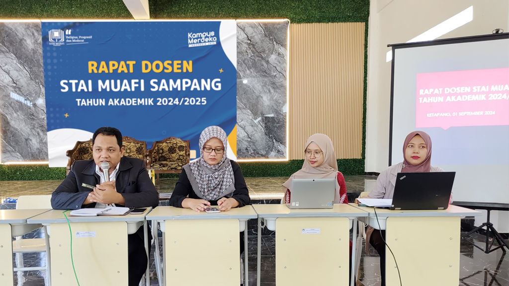 Rapat Dosen STAI Muafi Sampang Tahun Akademik 2024/2025