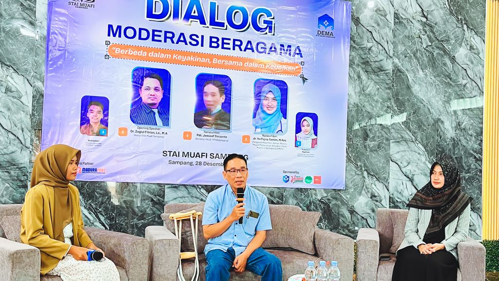 DEMA STAI Muafi Sampang Gelar Dialog Moderasi Beragama dengan 12 BEM Se-Kabupaten Sampang